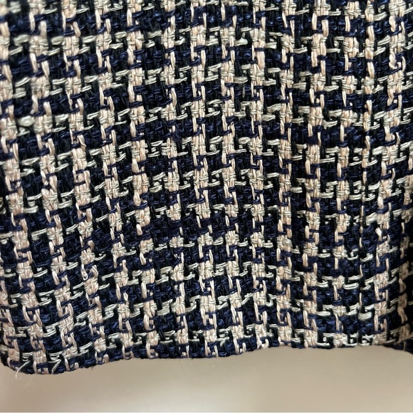 vintage austin reed 100% silk tweed double breasted blazer jacket - Picture 6 of 12